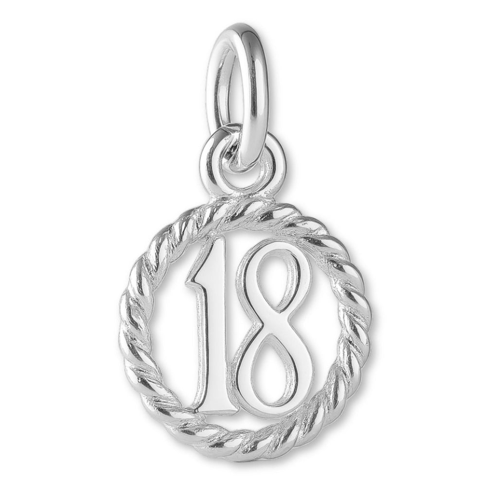 999 Pure Silver - 18 Wreath Pendant Charm