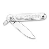 925 Sterling Silver - Folding Pocket Knife Charm