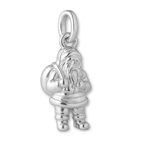 925 Sterling Silver - Classic Santa Claus Charm