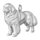 999 Pure Silver - Newfoundland Dog Charm