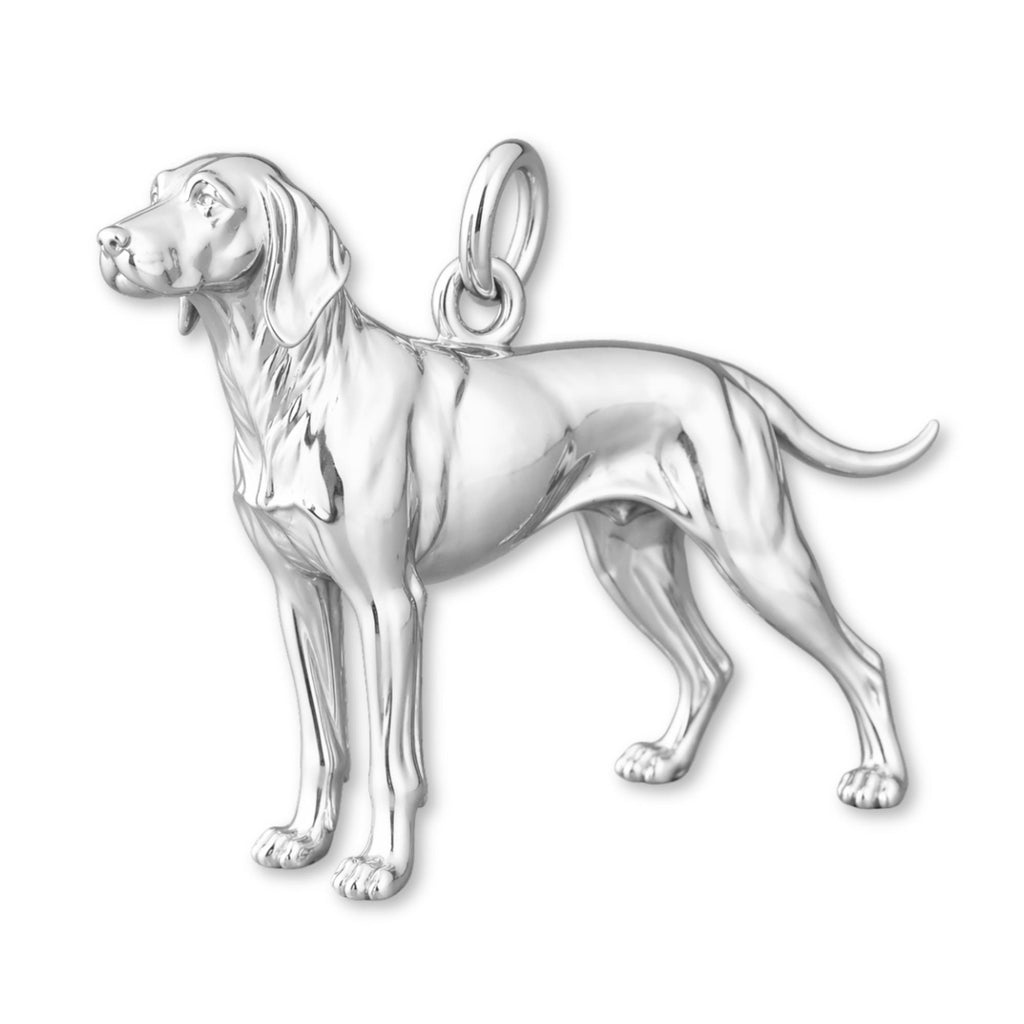 940 Argentium Silver - Vizsla Dog Charm