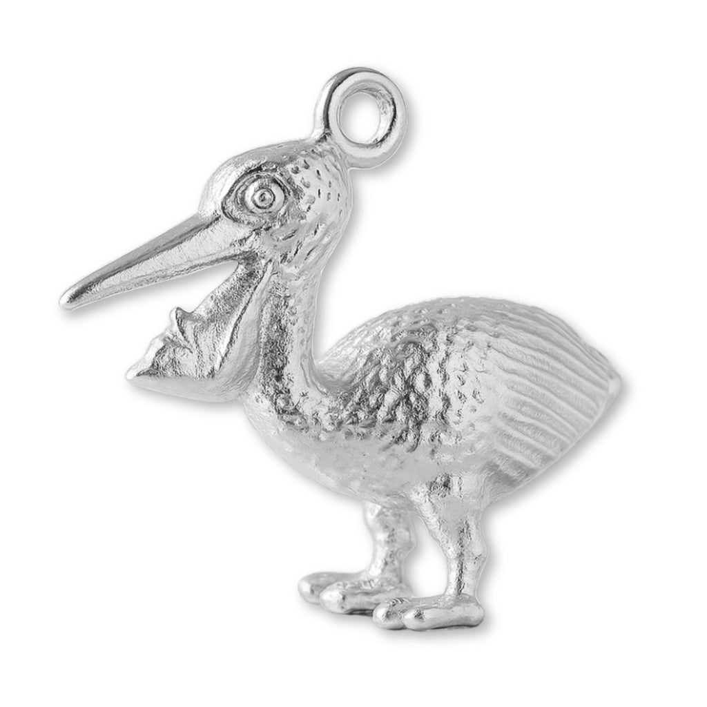 940 Argentium Silver - Australian Pelican Charm