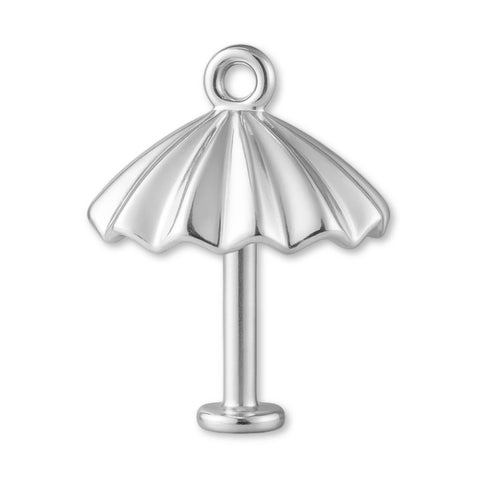 999 Pure Silver - Beach Umbrella Charm