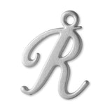 925 Sterling Silver - Cursive Letter Charm