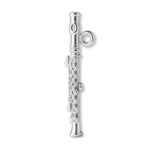 940 Argentium Silver - Piccolo Flute Charm