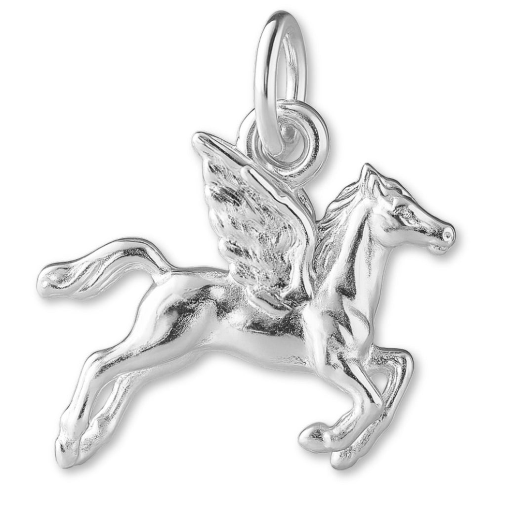 940 Argentium Silver - Flying Pegasus Charm