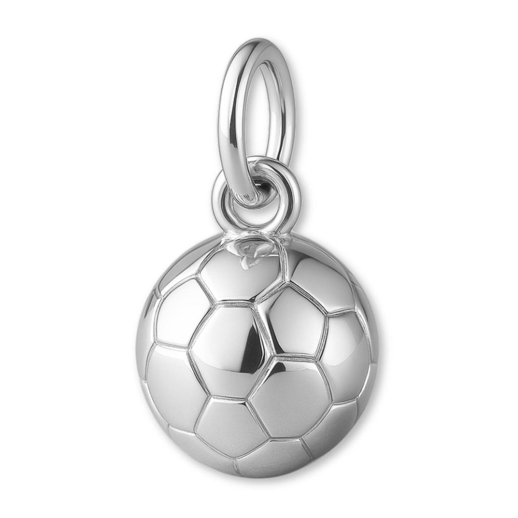 940 Argentium Silver - Soccer Ball Charm