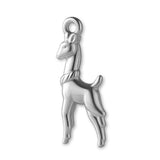 925 Sterling Silver - Silky Llama Charm