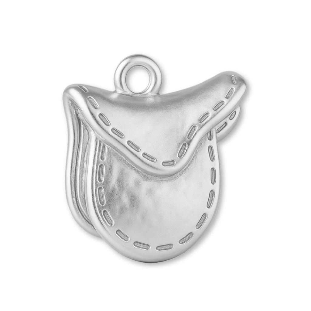 999 Pure Silver - Horse Saddle Charm