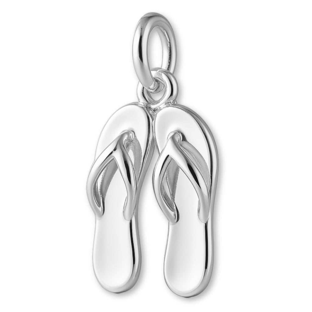 999 Pure Silver - Flip Flop Thong Pair Charm