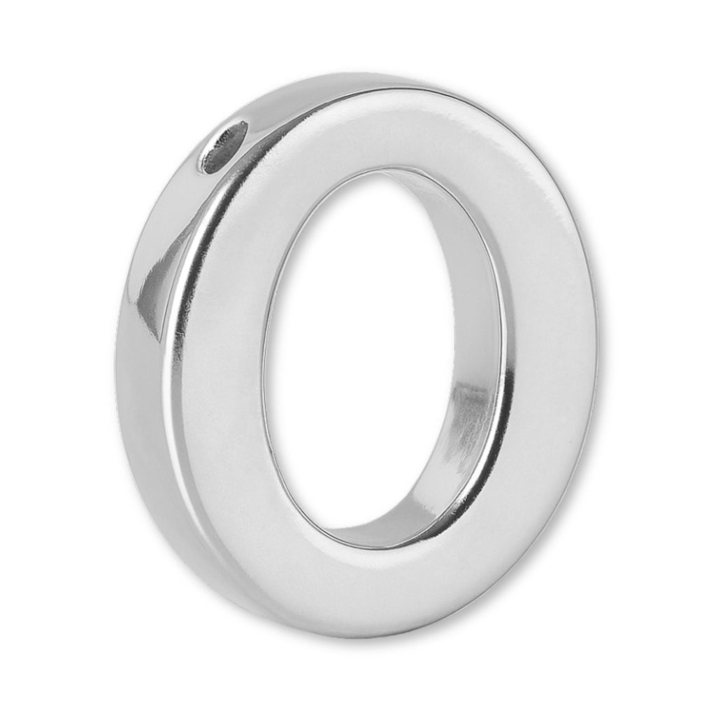 925 Sterling Silver - Block Letter Charm