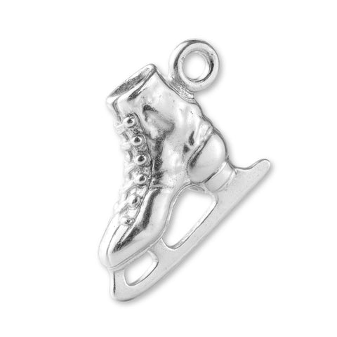 999 Pure Silver - Classic Ice Skating Boots Charm