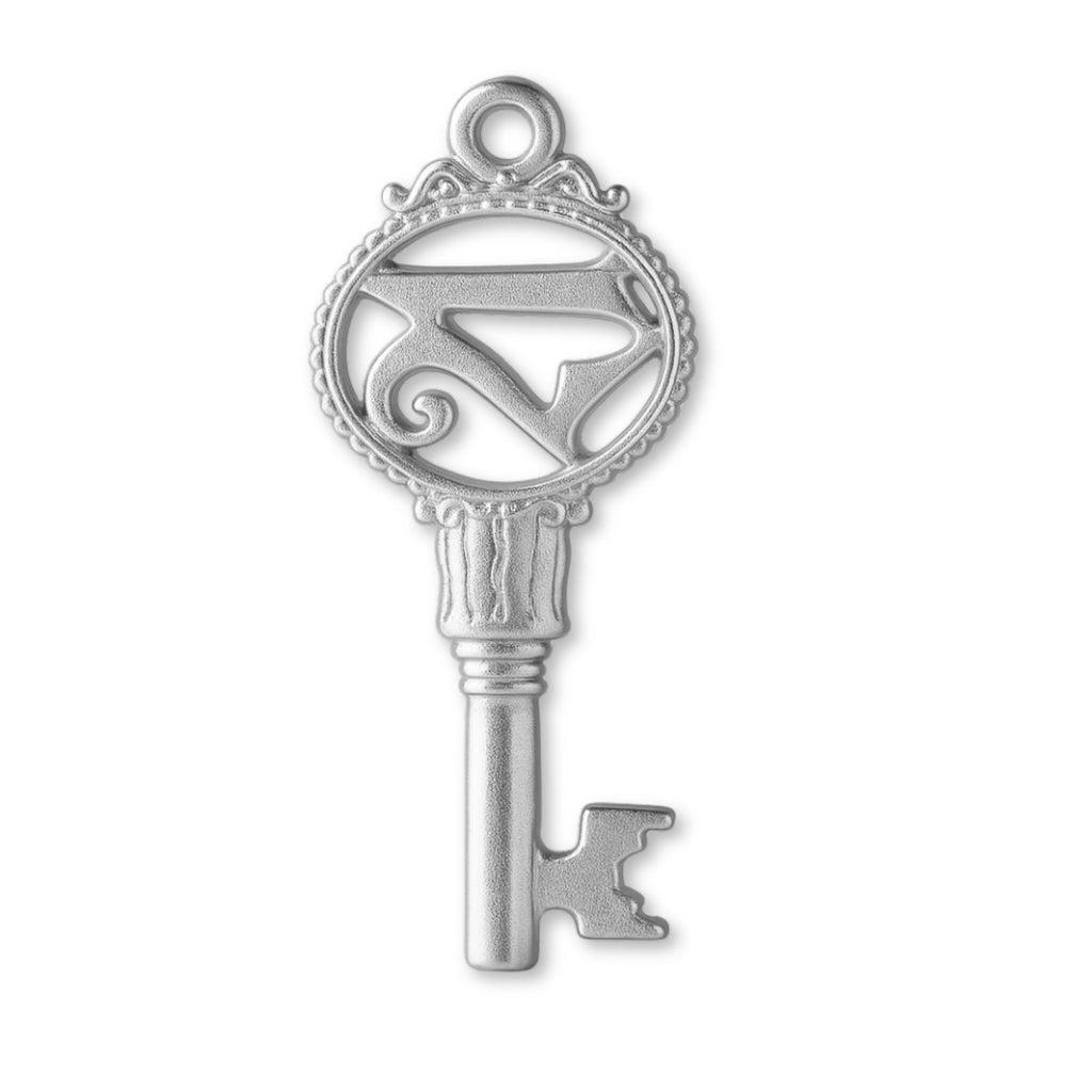 940 Argentium Silver - Victorian Castle 21 Key Charm