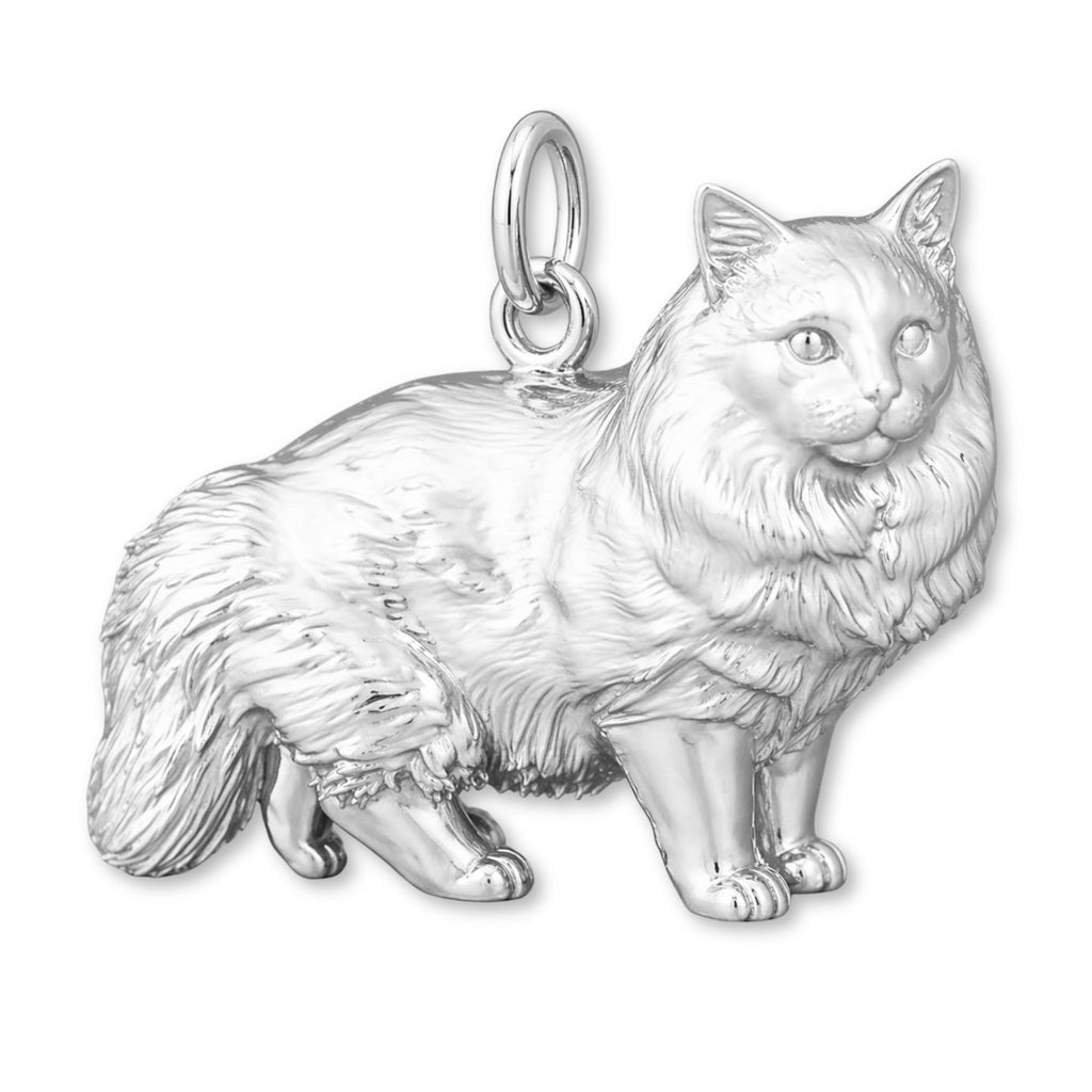 940 Argentium Silver - Ragdoll Cat Charm