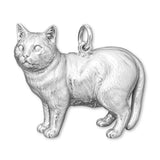 999 Pure Silver - Manx Cat Charm
