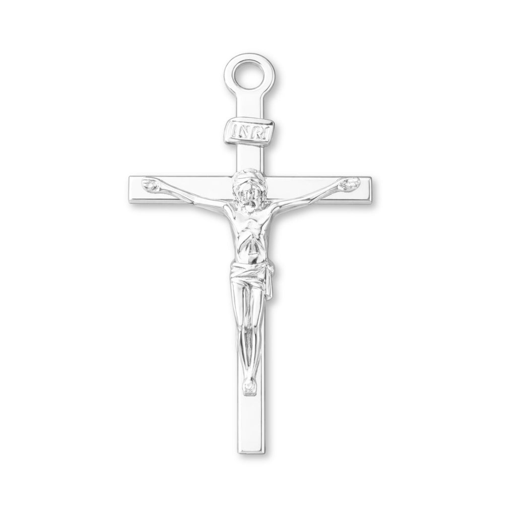 999 Pure Silver - Traditional Jesus Crucifix Charm