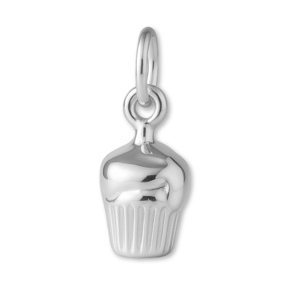 999 Pure Silver - Mini Cupcake Charm