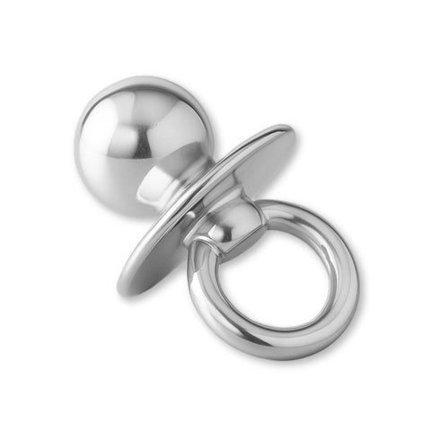 999 Pure Silver - Modern Pacifier Charm