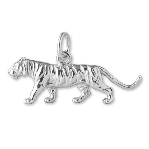 940 Argentium Silver - Siberian Tiger Charm
