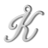 925 Sterling Silver - Cursive Letter Charm