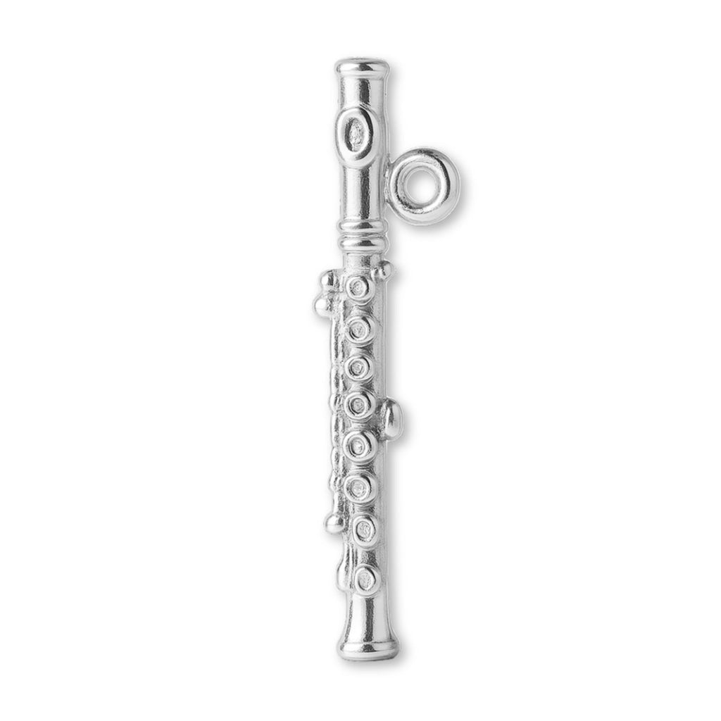 925 Sterling Silver - Piccolo Flute Charm