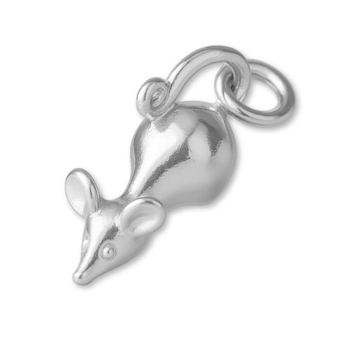 999 Pure Silver - House Mice Charm