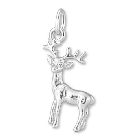 925 Sterling Silver - Rudolph Reindeer Charm