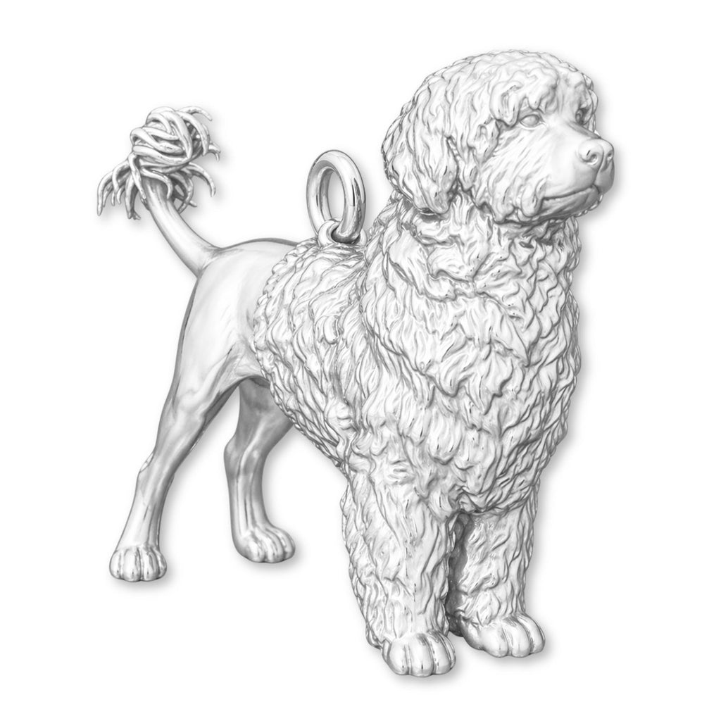 999 Pure Silver - Portuguese Water Dog Charm