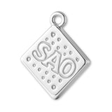 940 Argentium Silver - SAO Biscuit Charm