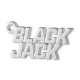 999 Pure Silver - BLACK JACK Charm