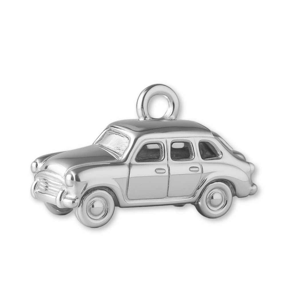 940 Argentium Silver - Retro Family Sedan Car  Charm