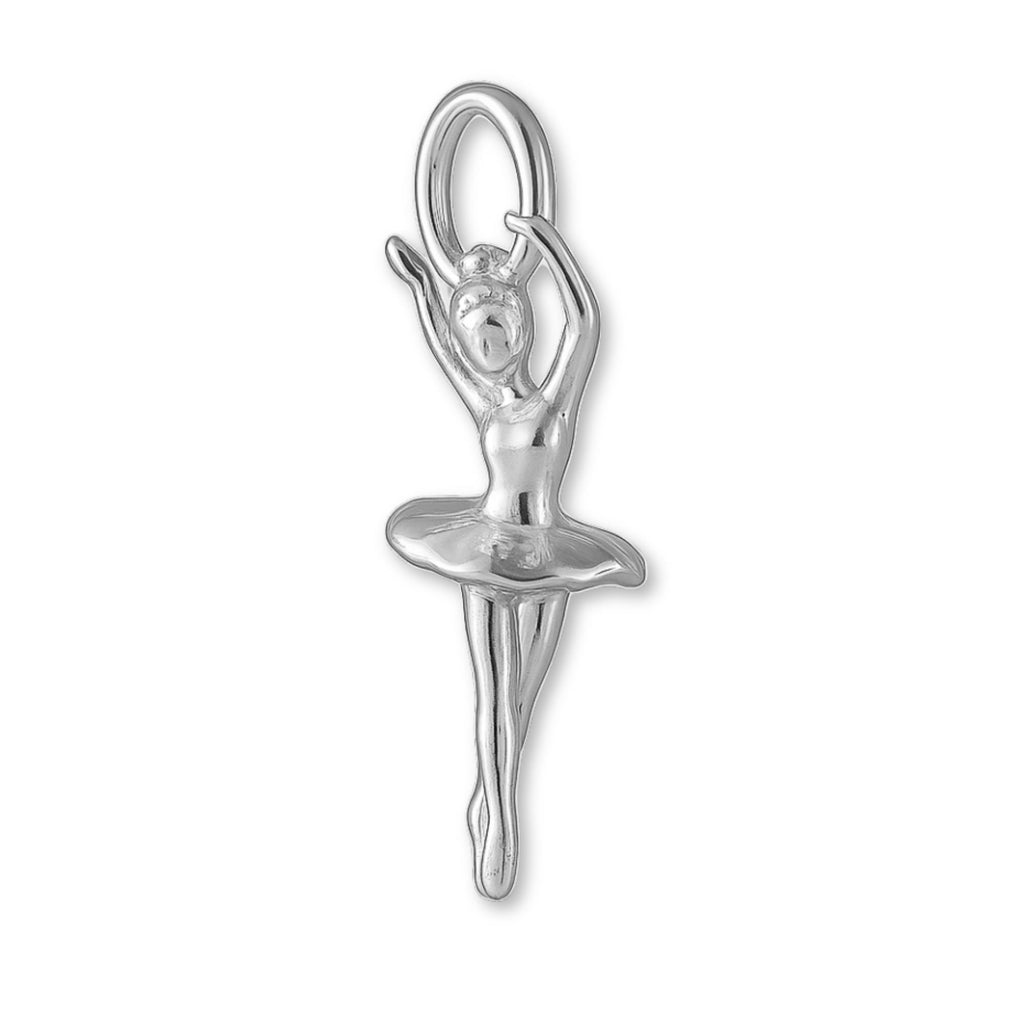 925 Sterling Silver - Arabesque Ballet Dancer Charm