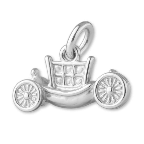 999 Pure Silver - Princess Carriage Charm