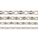 925 Sterling Silver - Oval Belcher - Necklace Chain