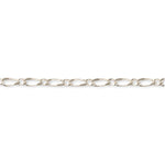 925 Sterling Silver - Figaro 1:1 - Bracelet Chain