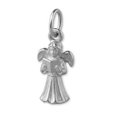 18ct White Gold - Christmas Carol Angel Charm
