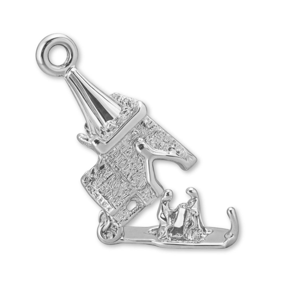 18ct White Gold - Church Mass Charm
