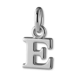 9ct White Gold - Petite Letter Charm