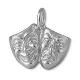 9ct White Gold - Laugh Now Cry Later Charm