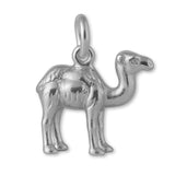 9ct White Gold - Desert Camel Charm