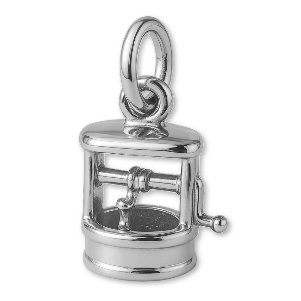 18ct White Gold - Wishing Well Charm