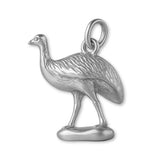 18ct White Gold - Rothschild Emu Charm