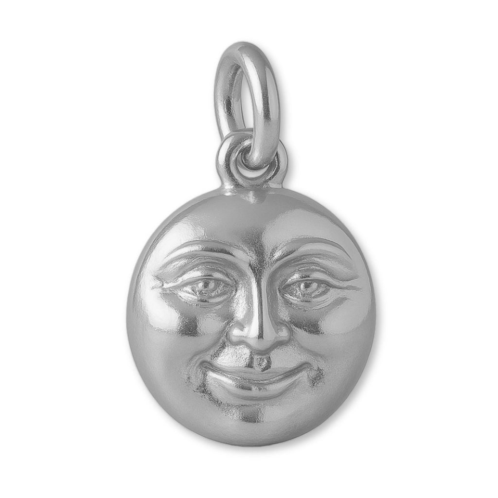 18ct White Gold - Luna Protection Charm