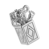 18ct White Gold - Jack in the Box Charm