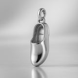 9ct White Gold - Dutch Clog Charm