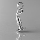 18ct White Gold - Vintage Candlestick Charm
