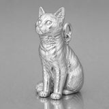 18ct White Gold - European Shorthair Cat Charm