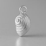 18ct White Gold - Nautilus Shell Charm