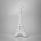 9ct White Gold - Eiffel Tower Charm