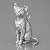 18ct White Gold - Lykoi Cat Charm